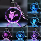 Llavero de Cristal Luminoso 3D