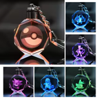 Llavero de Cristal Luminoso 3D
